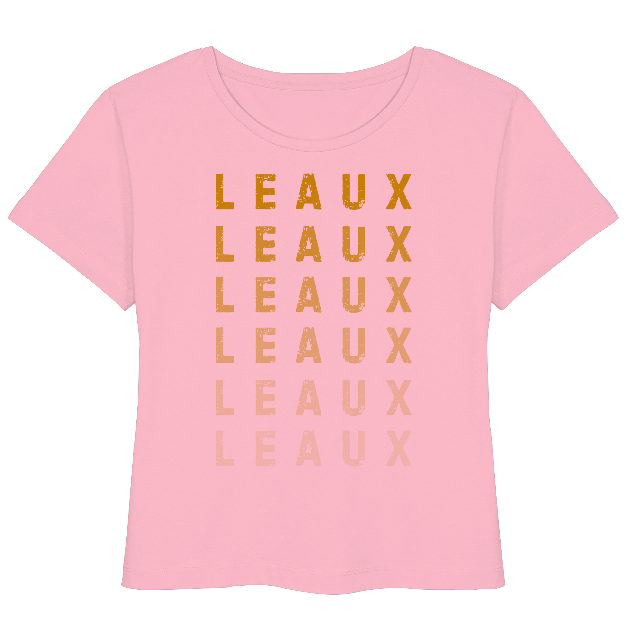 LEAUX classic orange - Womens Organic T-Shirt