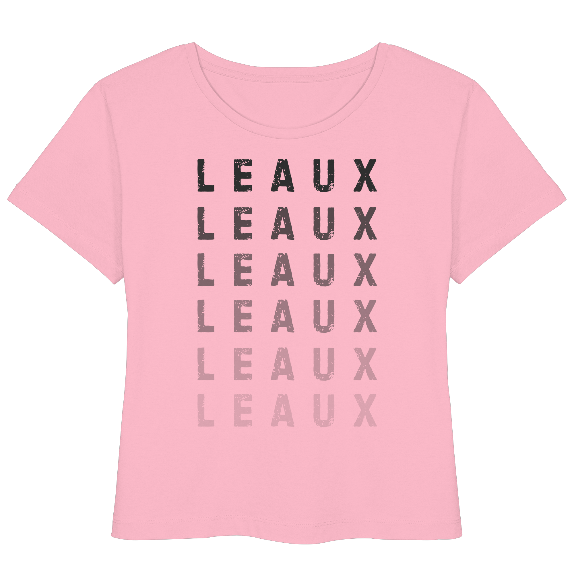 LEAUX Classics – Logo Gradient Black Women Lightweight Shirt