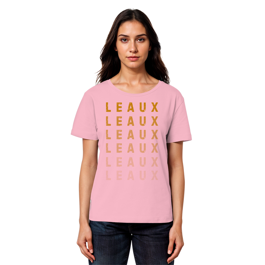 LEAUX classic orange - Womens Organic T-Shirt