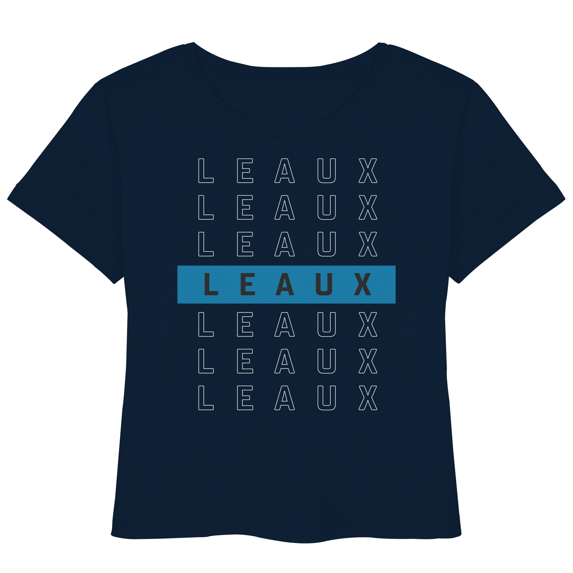 LEAUX classic blau - Damen Bio T-Shirt