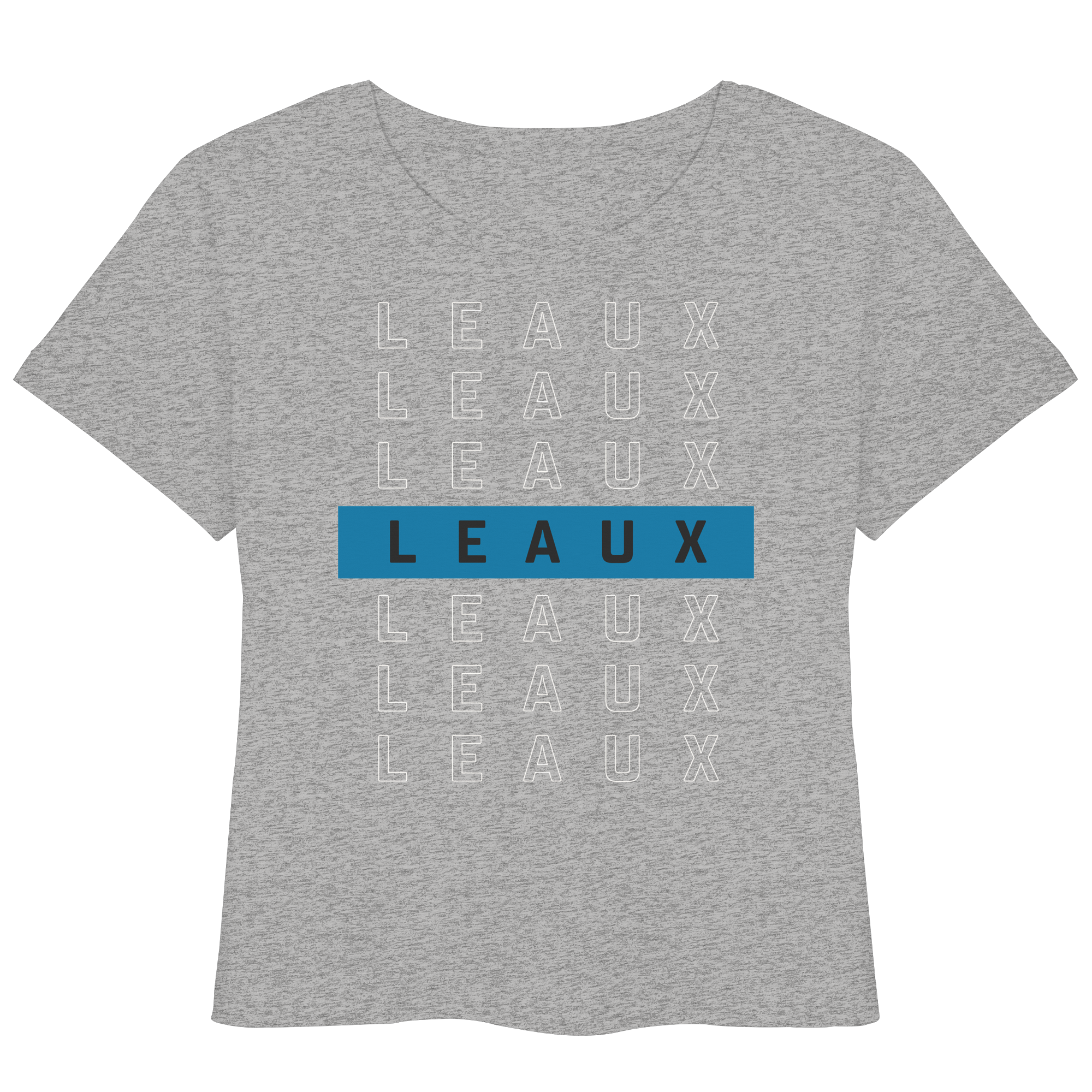 LEAUX Classics – Logo Bar Blue Women Lightweight Shirt