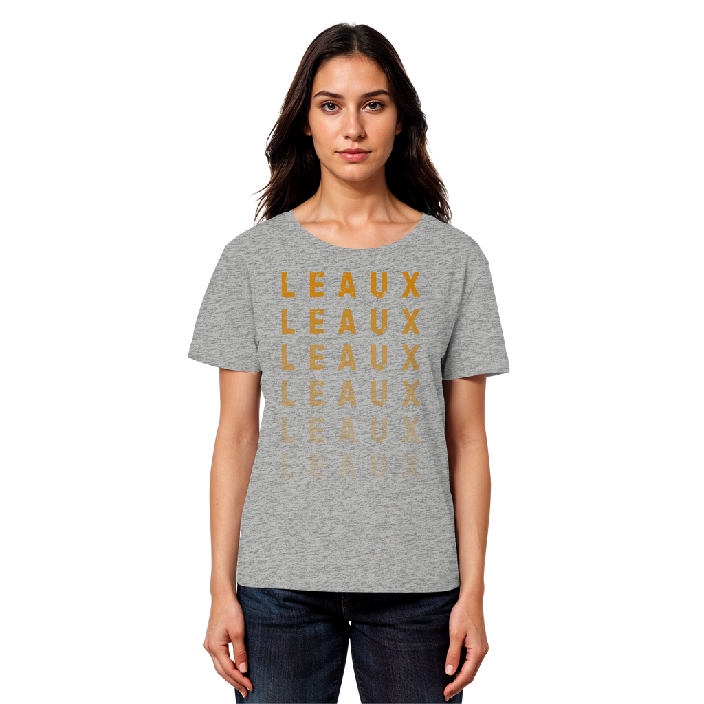 LEAUX classic orange - Womens Organic T-Shirt