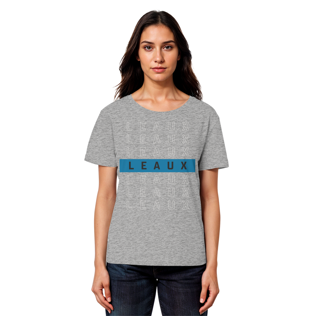LEAUX Classics – Logo Bar Blue Women Lightweight Shirt