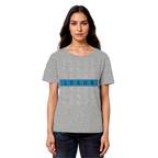 LEAUX Classics – Logo Bar Blue Women Lightweight Shirt