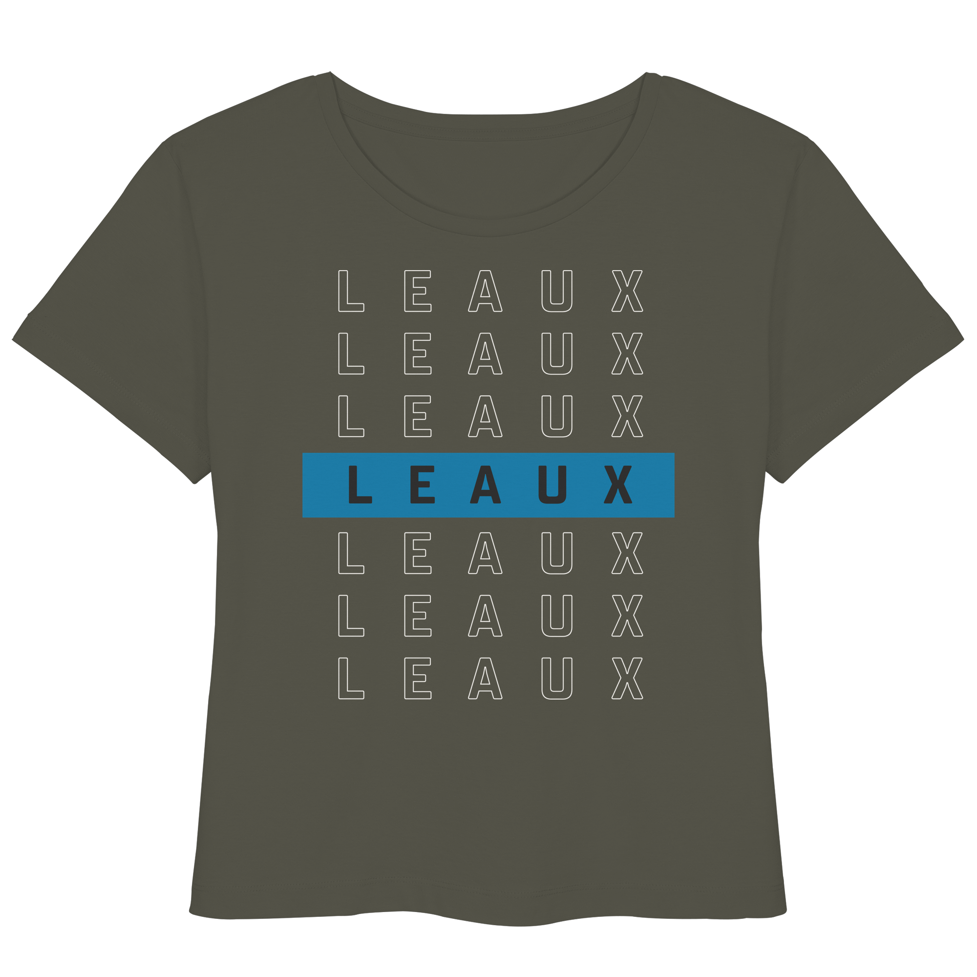 LEAUX classic blau - Damen Bio T-Shirt
