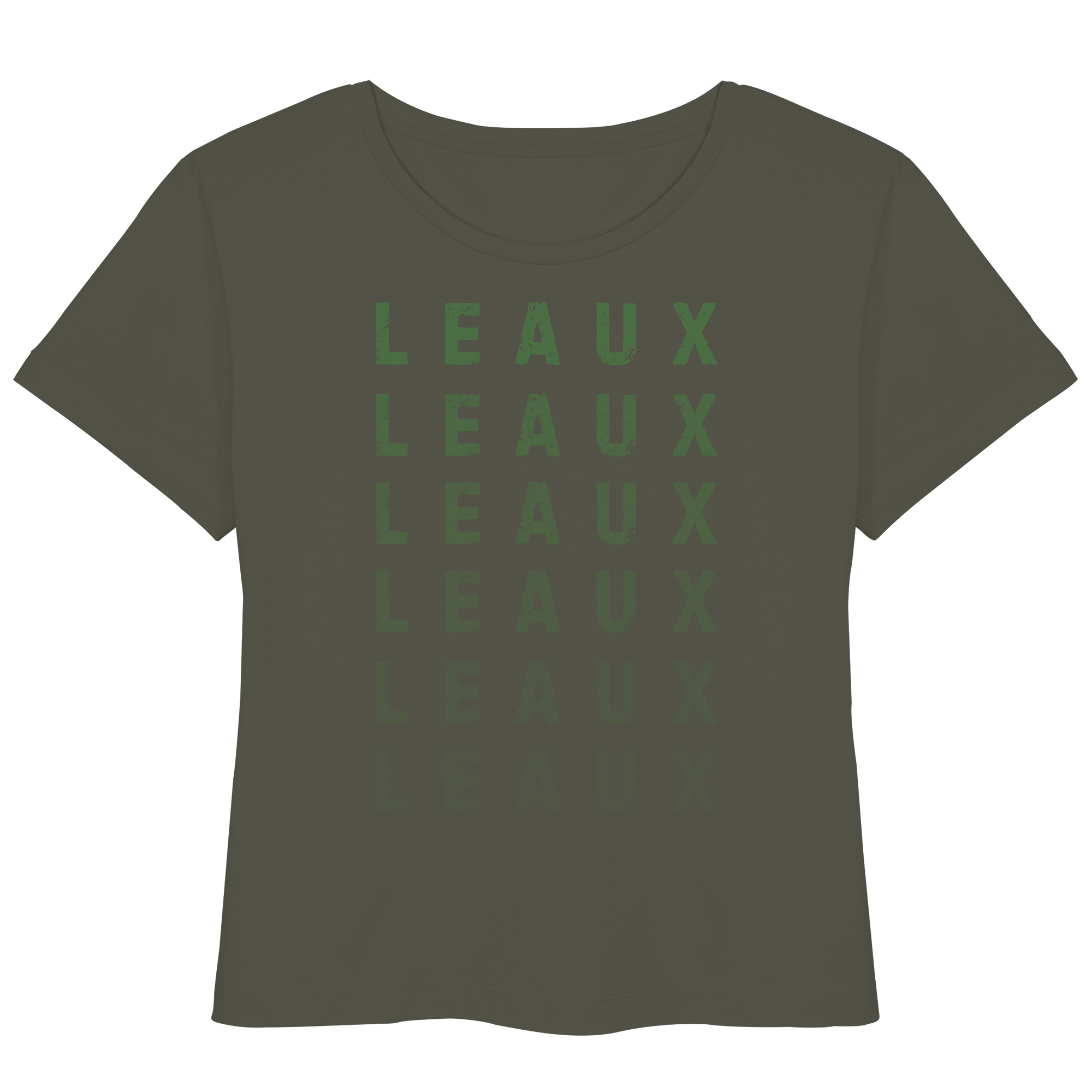 LEAUX Classics – Logo Gradient Green Women Lightweight Shirt