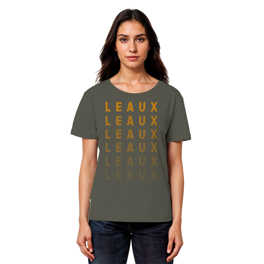 LEAUX classic orange - Womens Organic T-Shirt