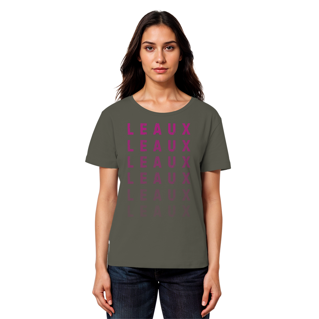 LEAUX classic magenta - Womens Organic T-Shirt