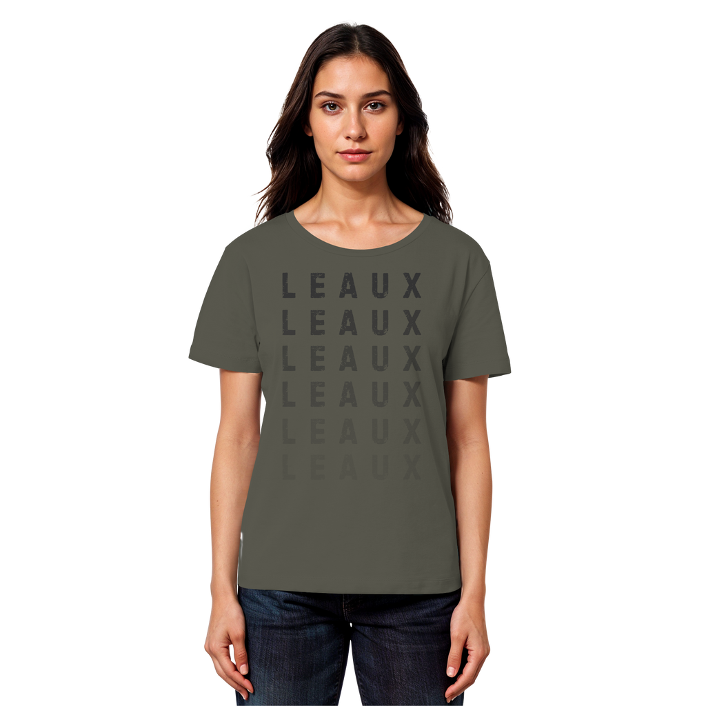 LEAUX classic schwarz - Womens Organic T-Shirt