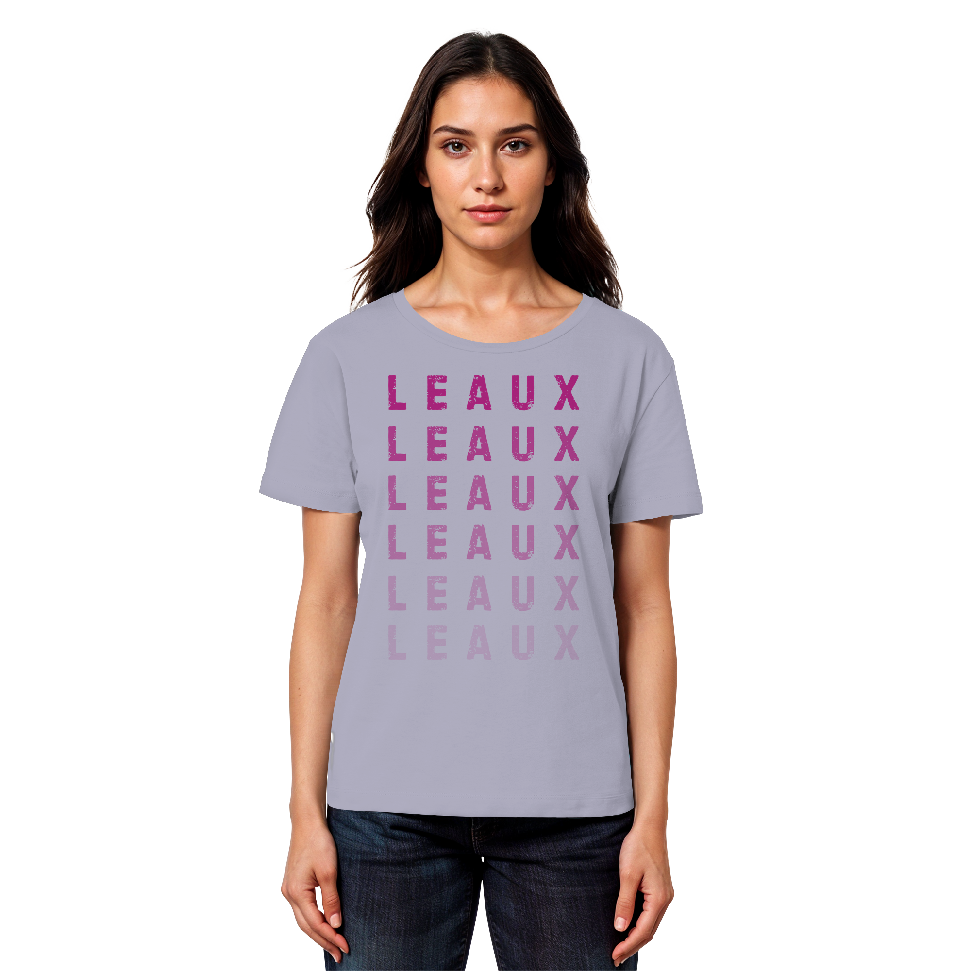 LEAUX classic magenta - Womens Organic T-Shirt