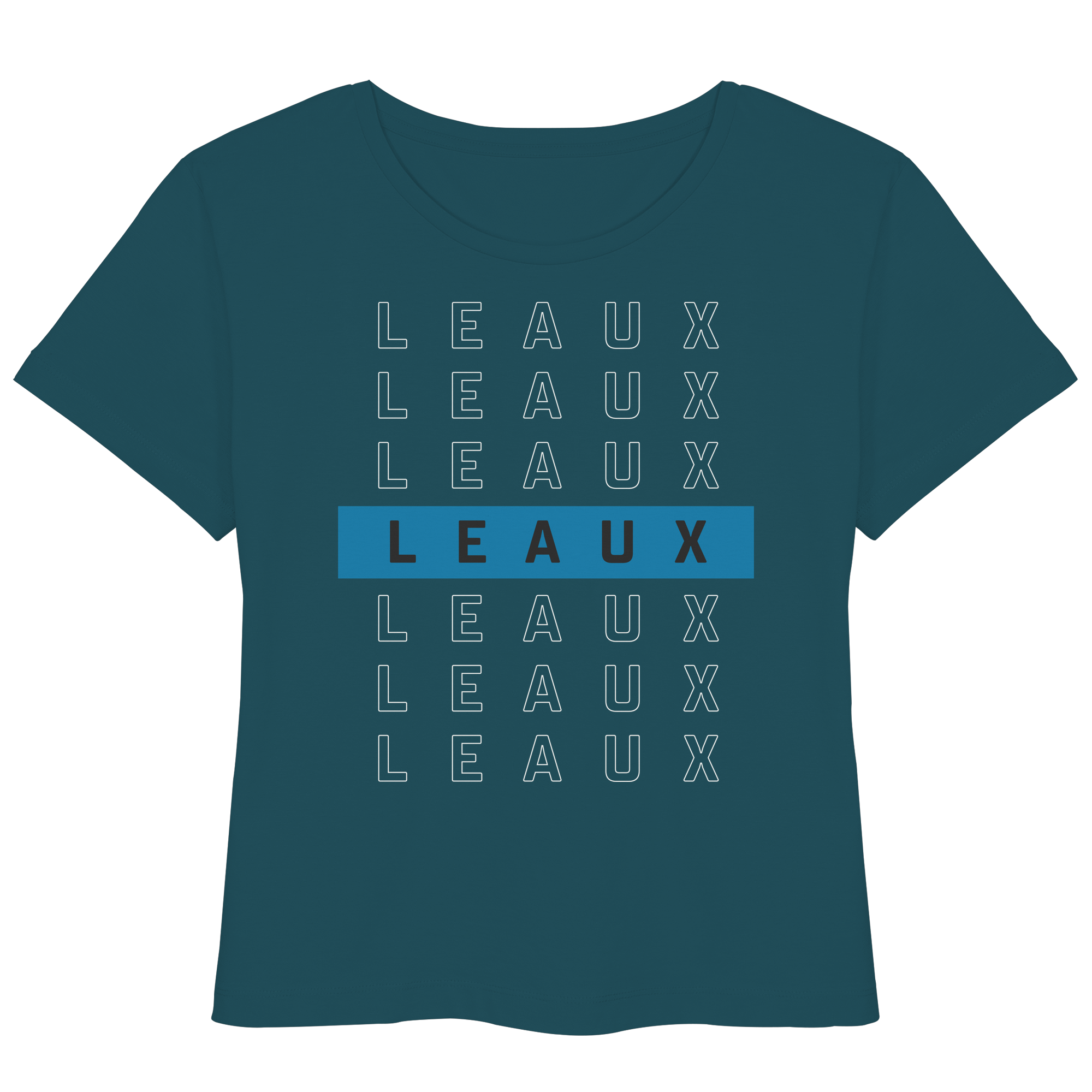 LEAUX classic blau - Damen Bio T-Shirt