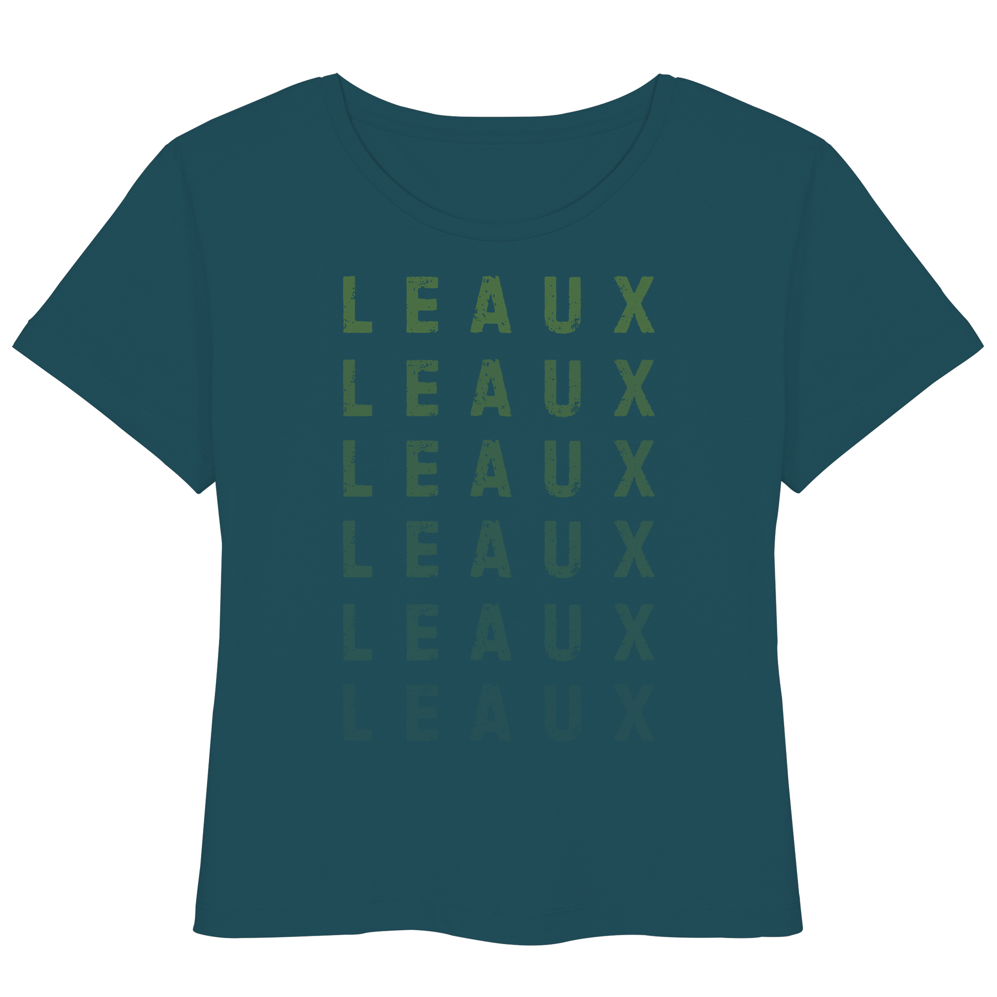 LEAUX Classics – Logo Gradient Green Women Lightweight Shirt