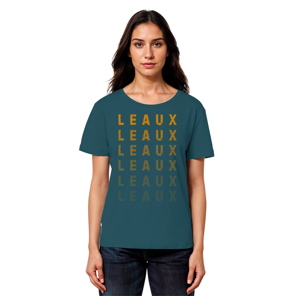 LEAUX classic orange - Womens Organic T-Shirt
