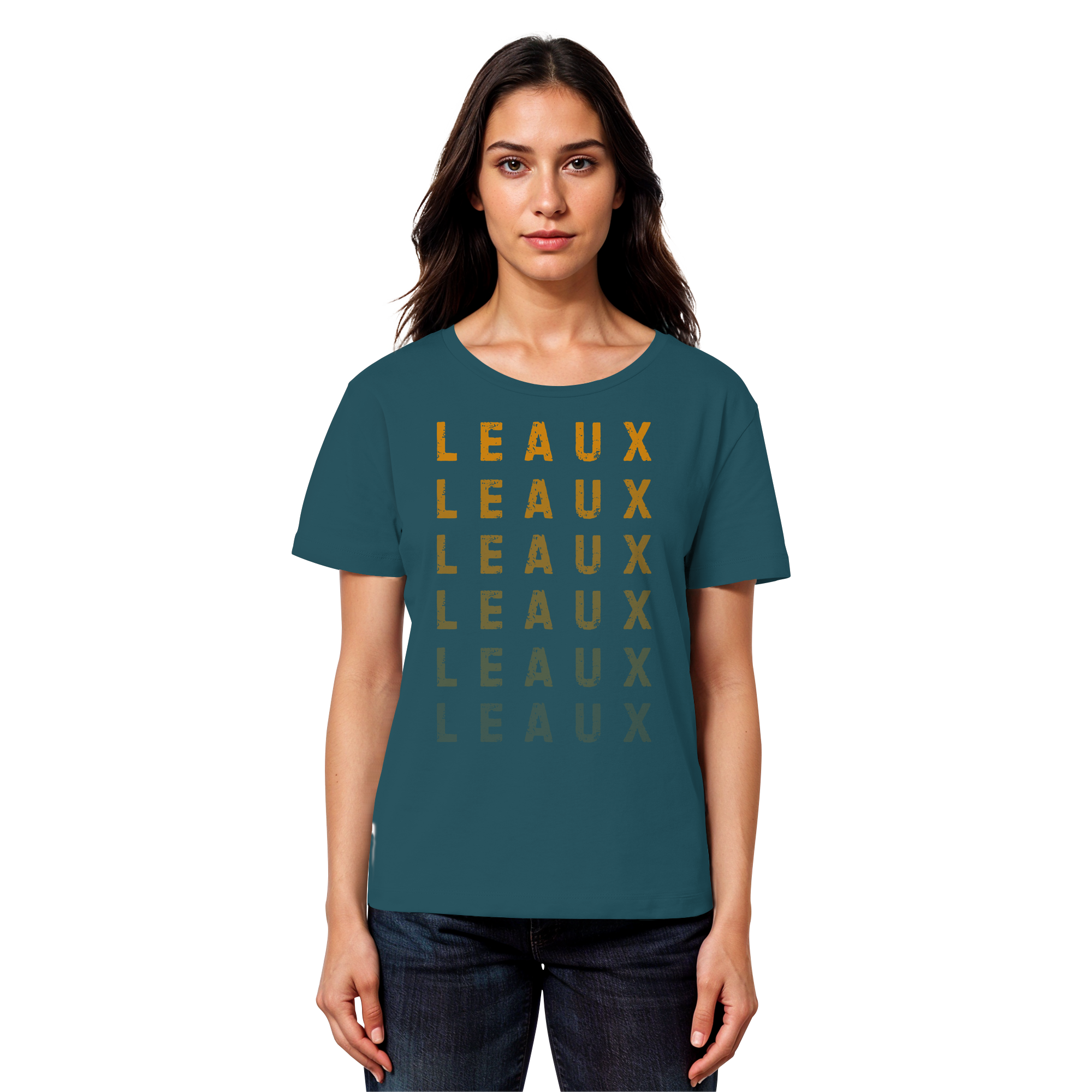 LEAUX classic orange - Womens Organic T-Shirt