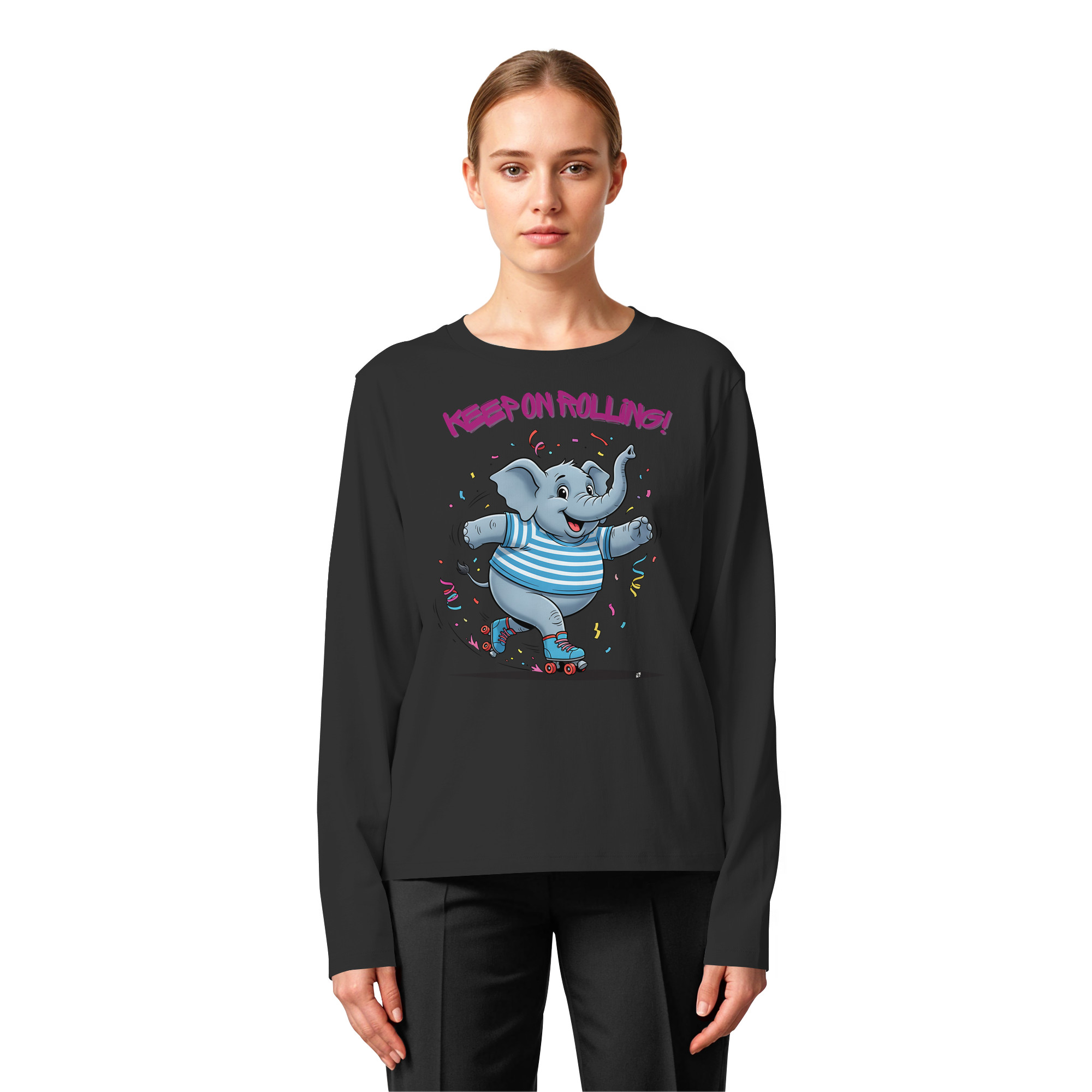 RollerFant - Womens Organic Longsleeve T-Shirt