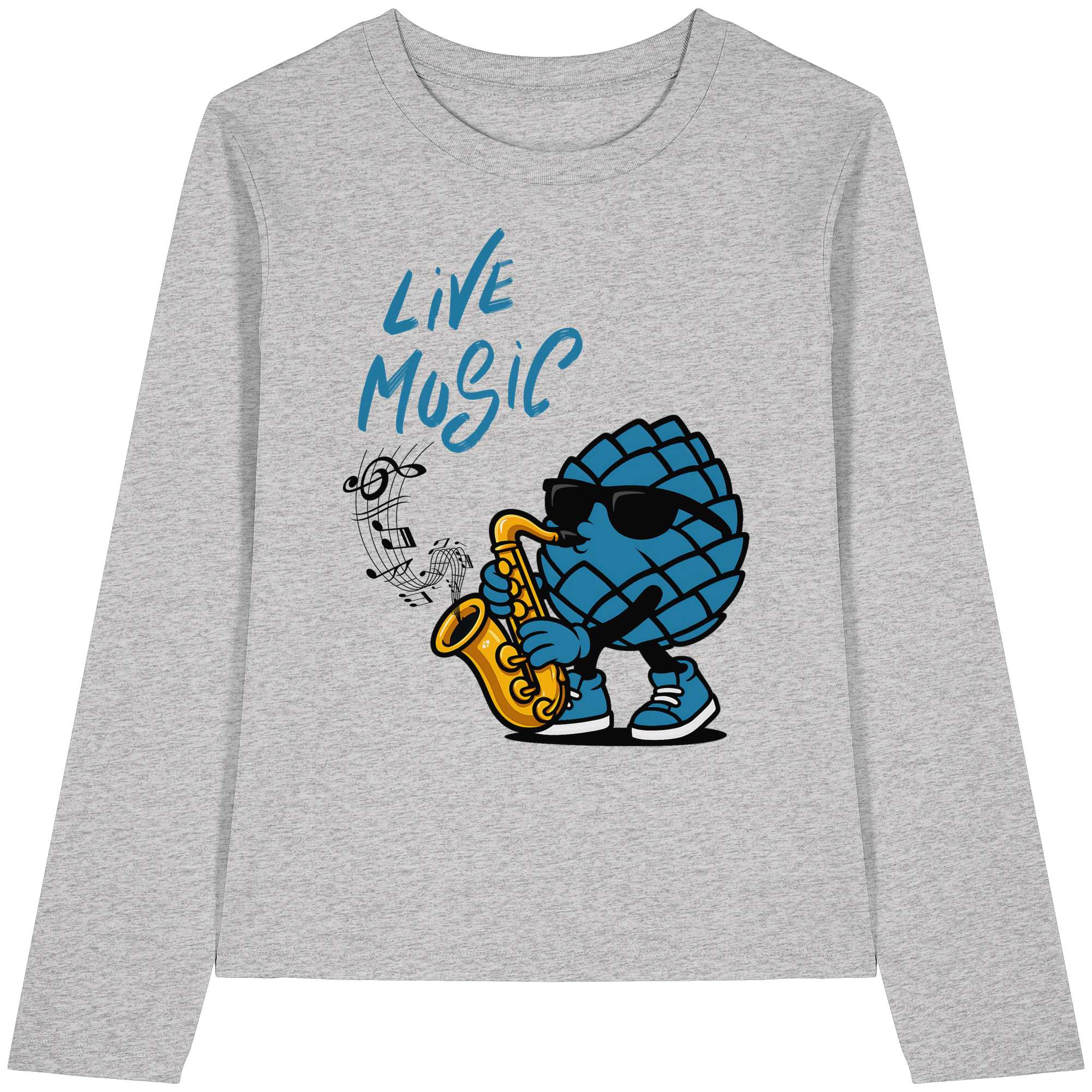 Jazz Zirbi - Womens Organic Longsleeve T-Shirt