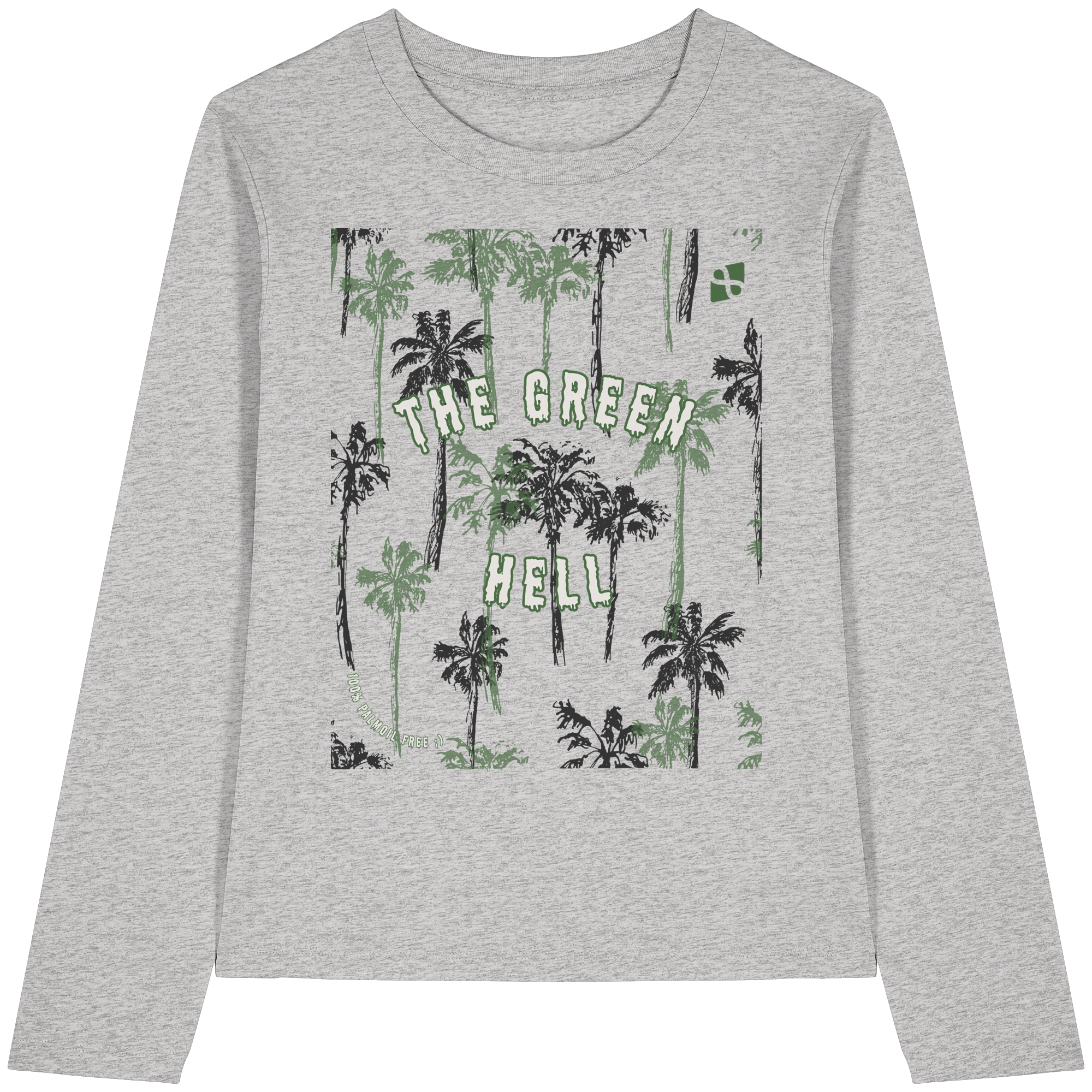The Green Hell - Womens Organic Longsleeve T-Shirt