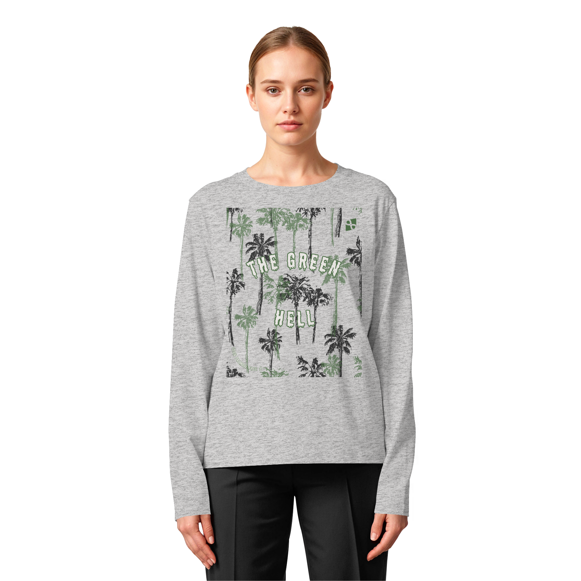 The Green Hell - Womens Organic Longsleeve T-Shirt