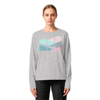 Pastell Mountain - Womens Organic Longsleeve T-Shirt