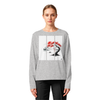Kirschblüten Vibes - Womens Organic Longsleeve T-Shirt