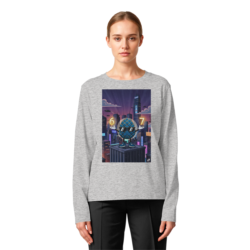 Zirbinator 67 - Womens Organic Longsleeve T-Shirt