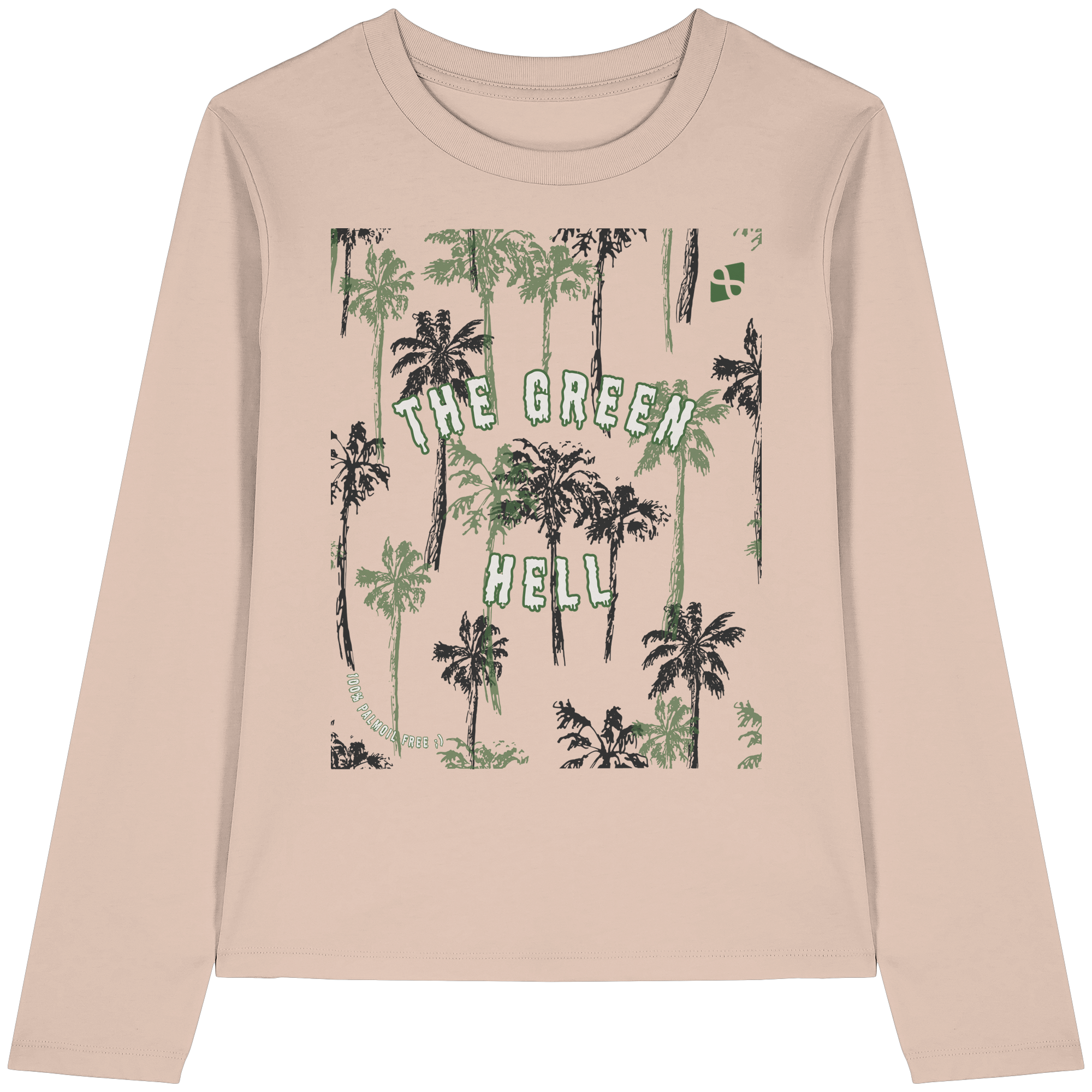 The Green Hell - Womens Organic Longsleeve T-Shirt
