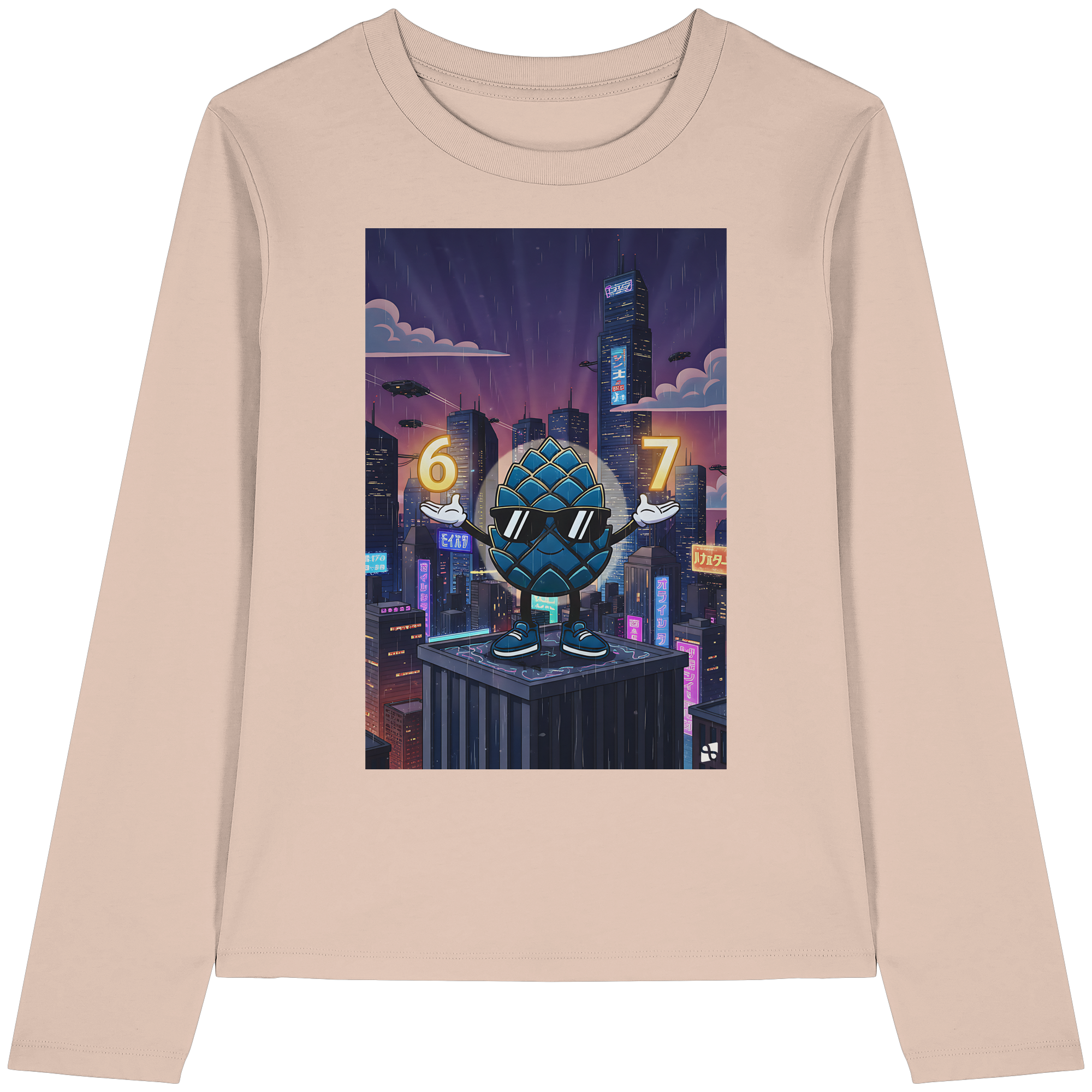 Zirbinator 67 - Womens Organic Longsleeve T-Shirt