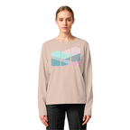 Pastell Mountain - Womens Organic Longsleeve T-Shirt