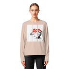 Kirschblüten Vibes - Womens Organic Longsleeve T-Shirt