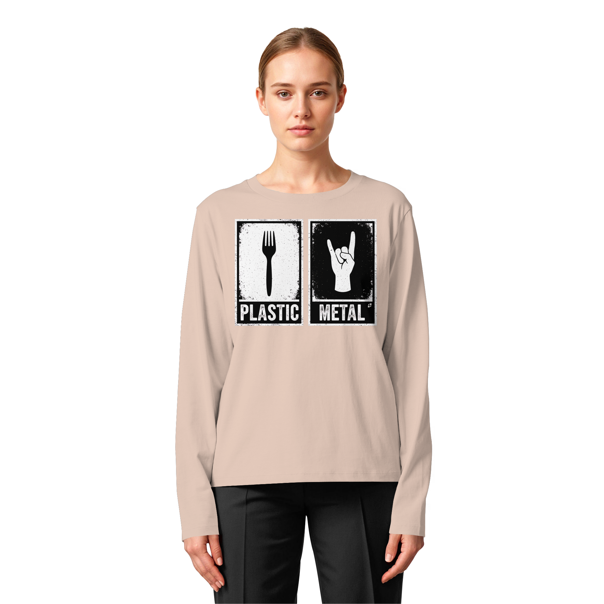 The Art of Fork - Womens Organic Longsleeve T-Shirt