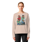 Die vier Stadtaffen - Womens Organic Longsleeve T-Shirt