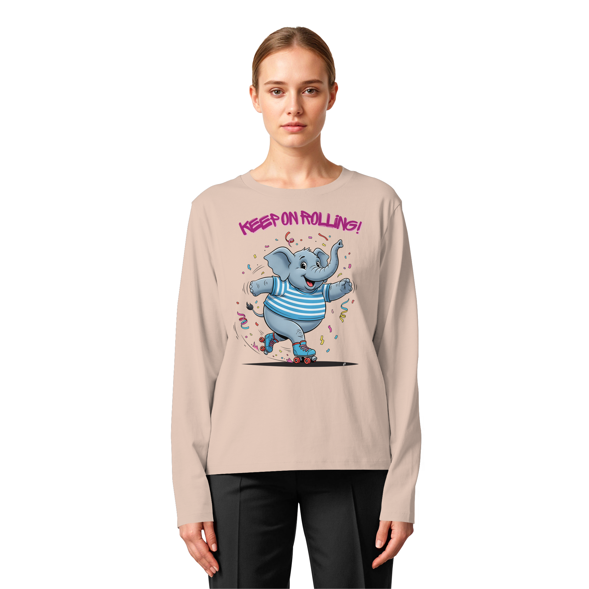 RollerFant - Womens Organic Longsleeve T-Shirt