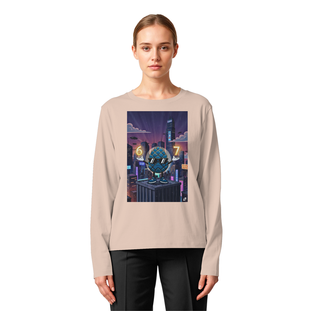 Zirbinator 67 - Womens Organic Longsleeve T-Shirt