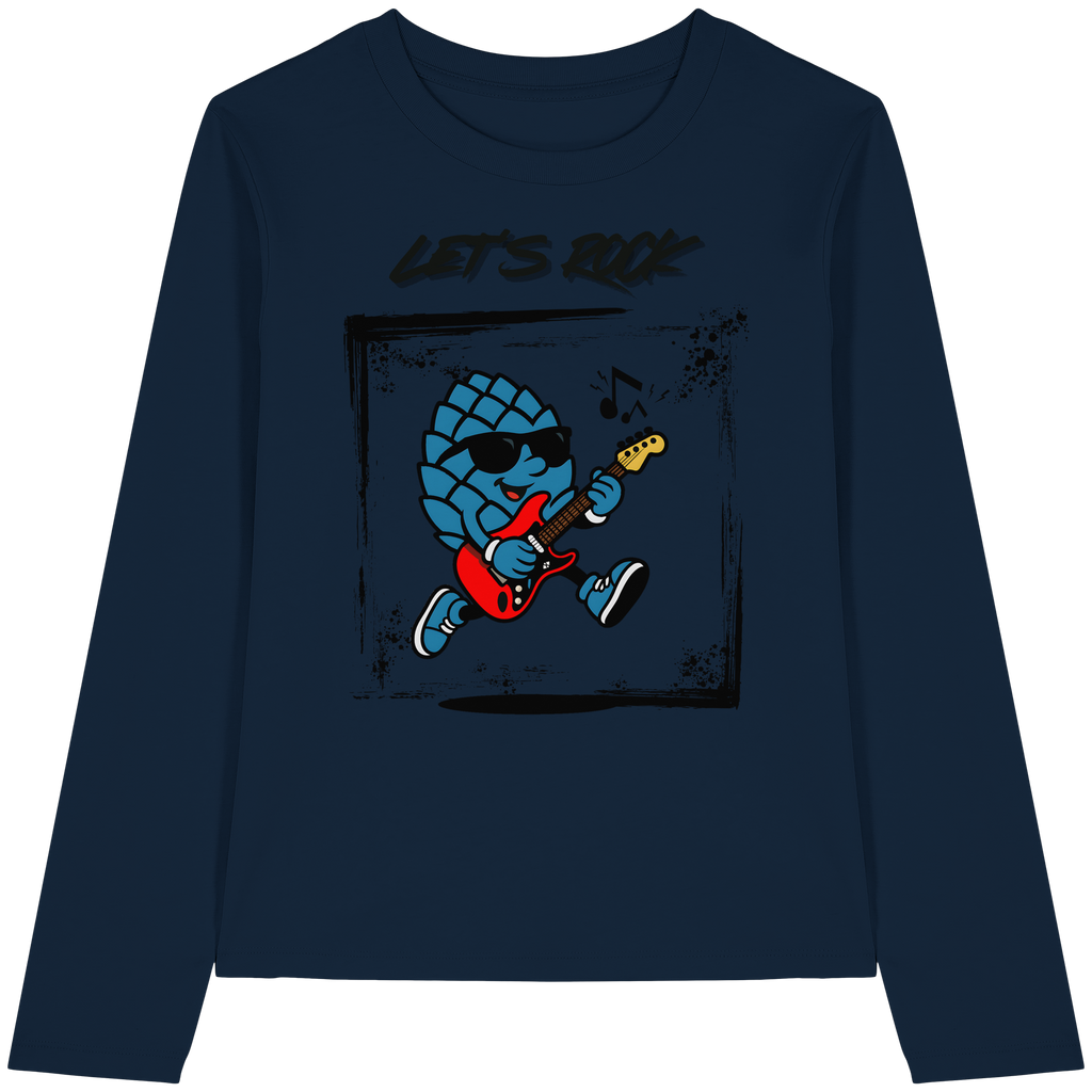 Lets Rock Zirbi - Womens Organic Longsleeve T-Shirt