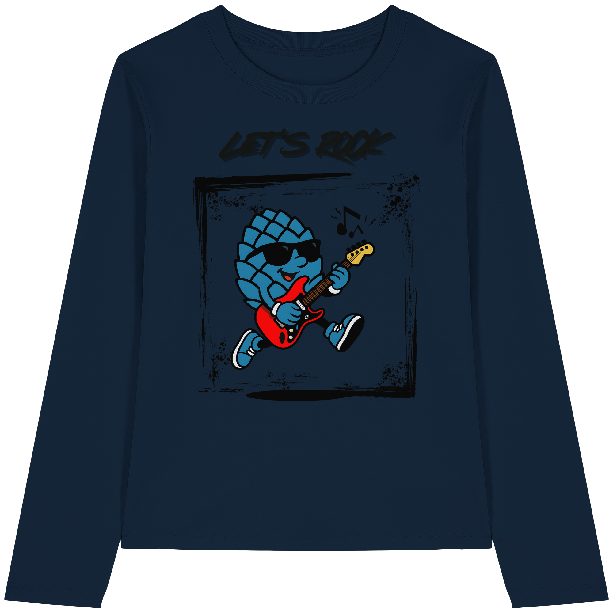 Lets Rock Zirbi - Womens Organic Longsleeve T-Shirt