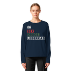SDL- "SEX DRUGS & LEBERKAS" - Womens Organic Longsleeve T-Shirt