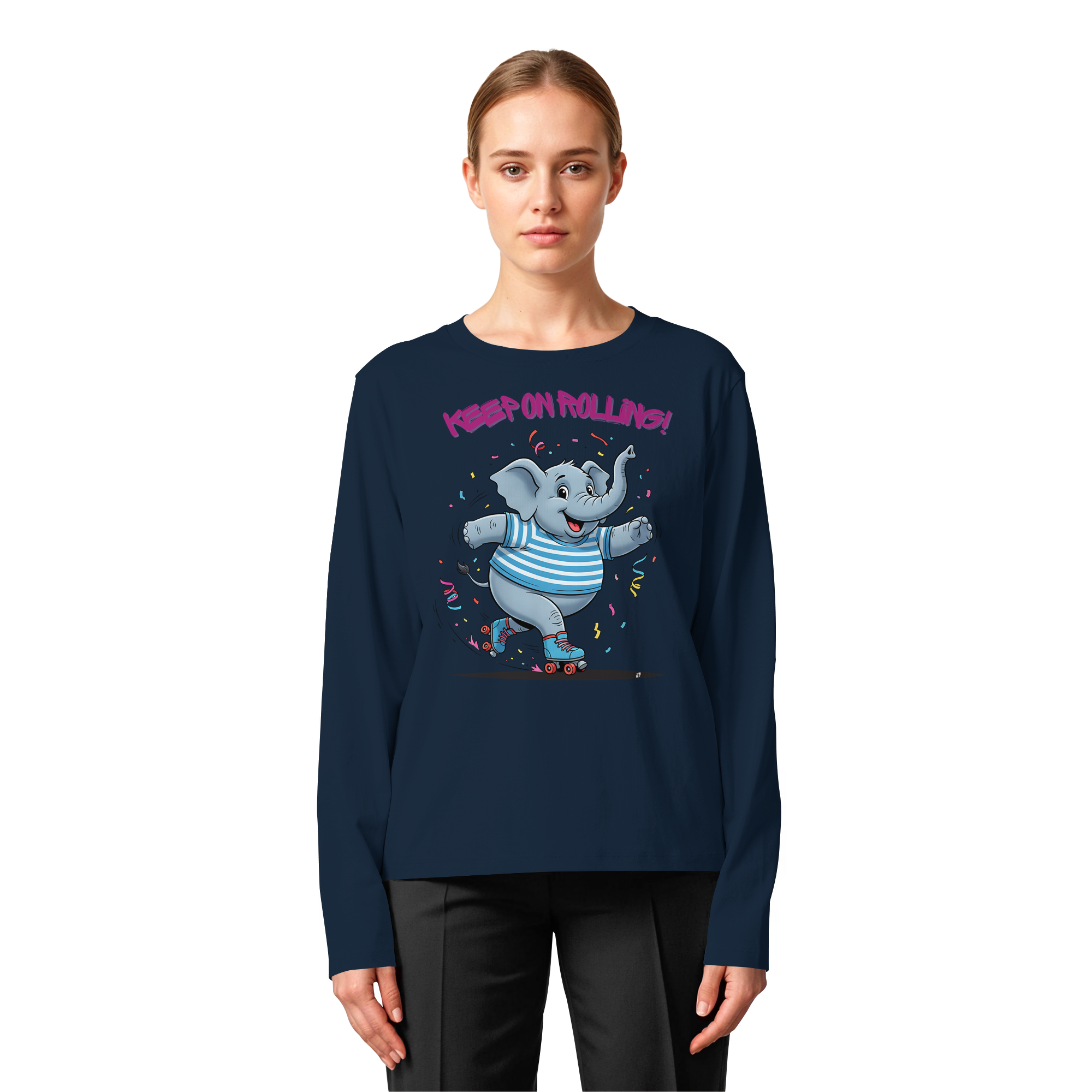 RollerFant - Womens Organic Longsleeve T-Shirt