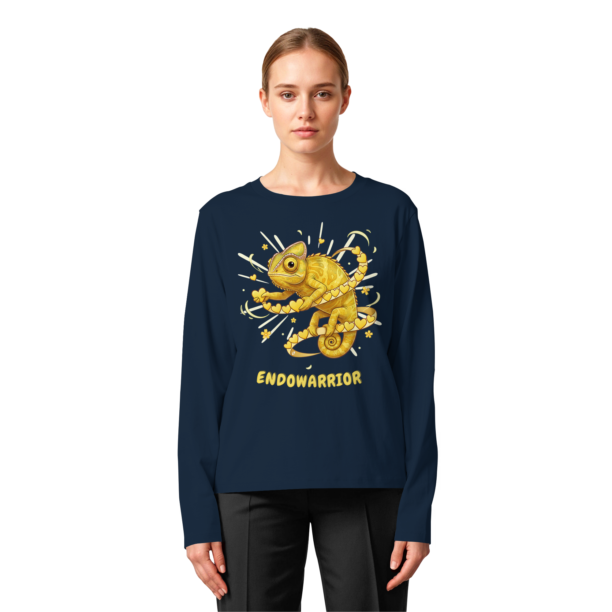 Endowarrior - Womens Organic Longsleeve T-Shirt