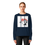 Kirschblüten Vibes - Womens Organic Longsleeve T-Shirt