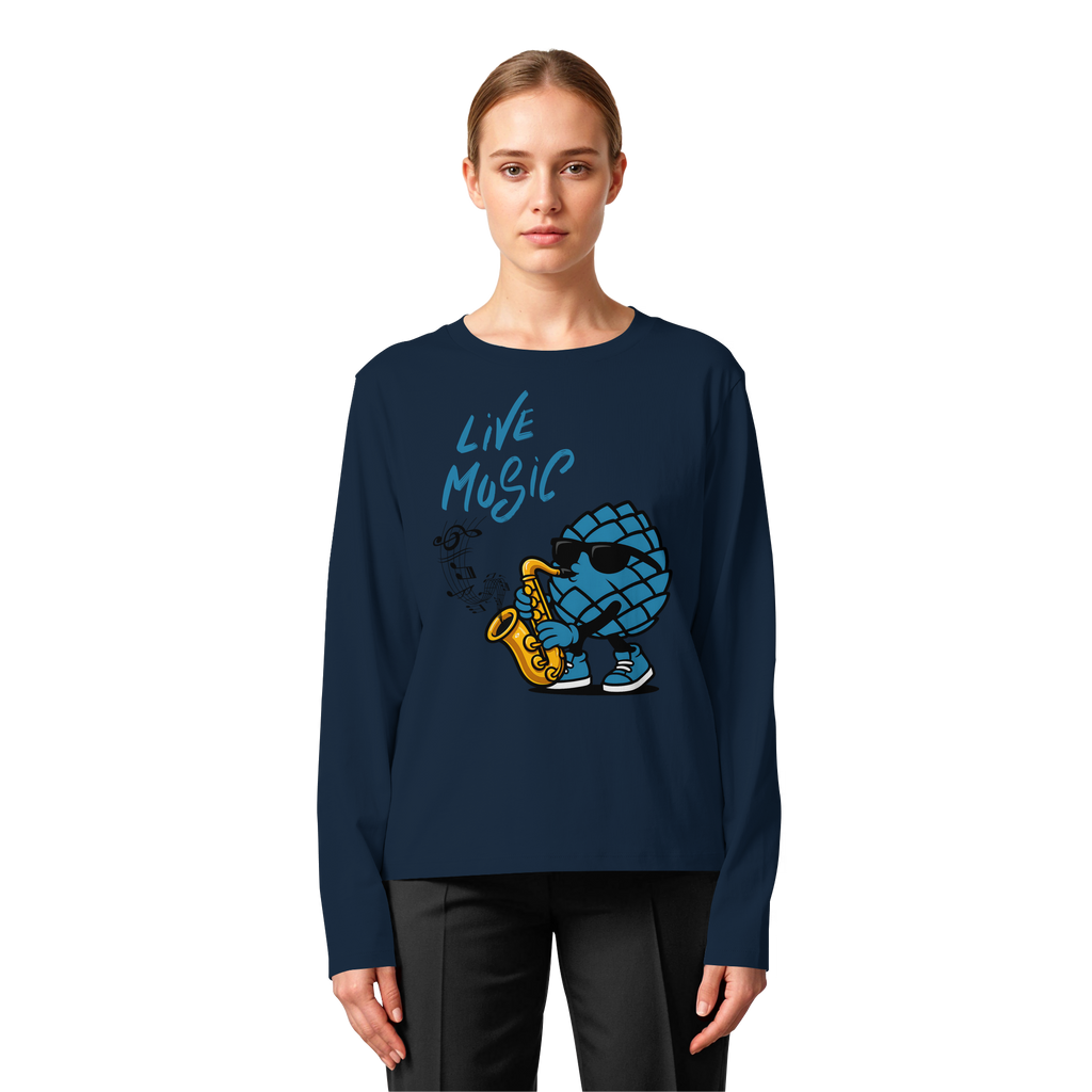 Jazz Zirbi - Womens Organic Longsleeve T-Shirt