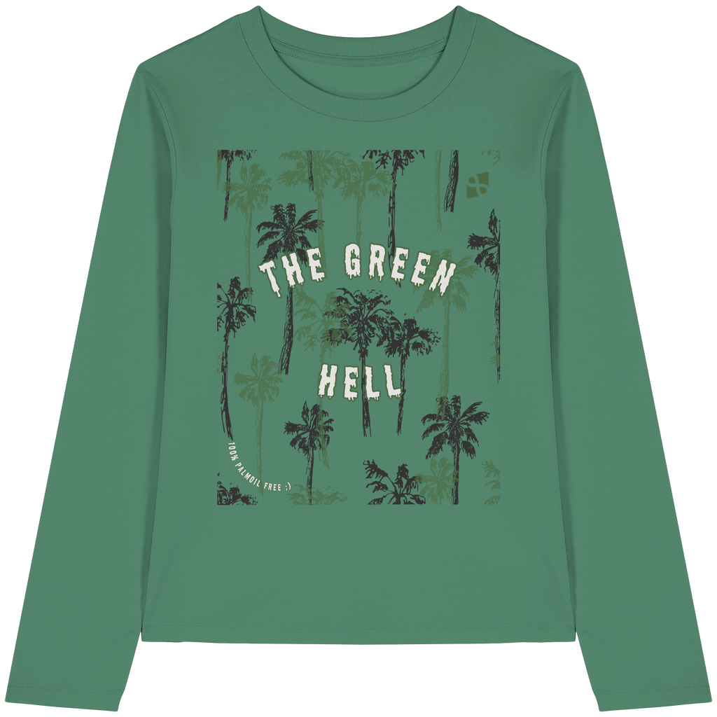 The Green Hell - Womens Organic Longsleeve T-Shirt