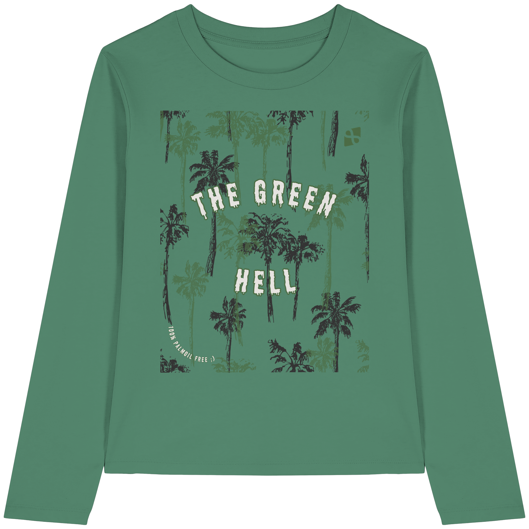 The Green Hell - Womens Organic Longsleeve T-Shirt