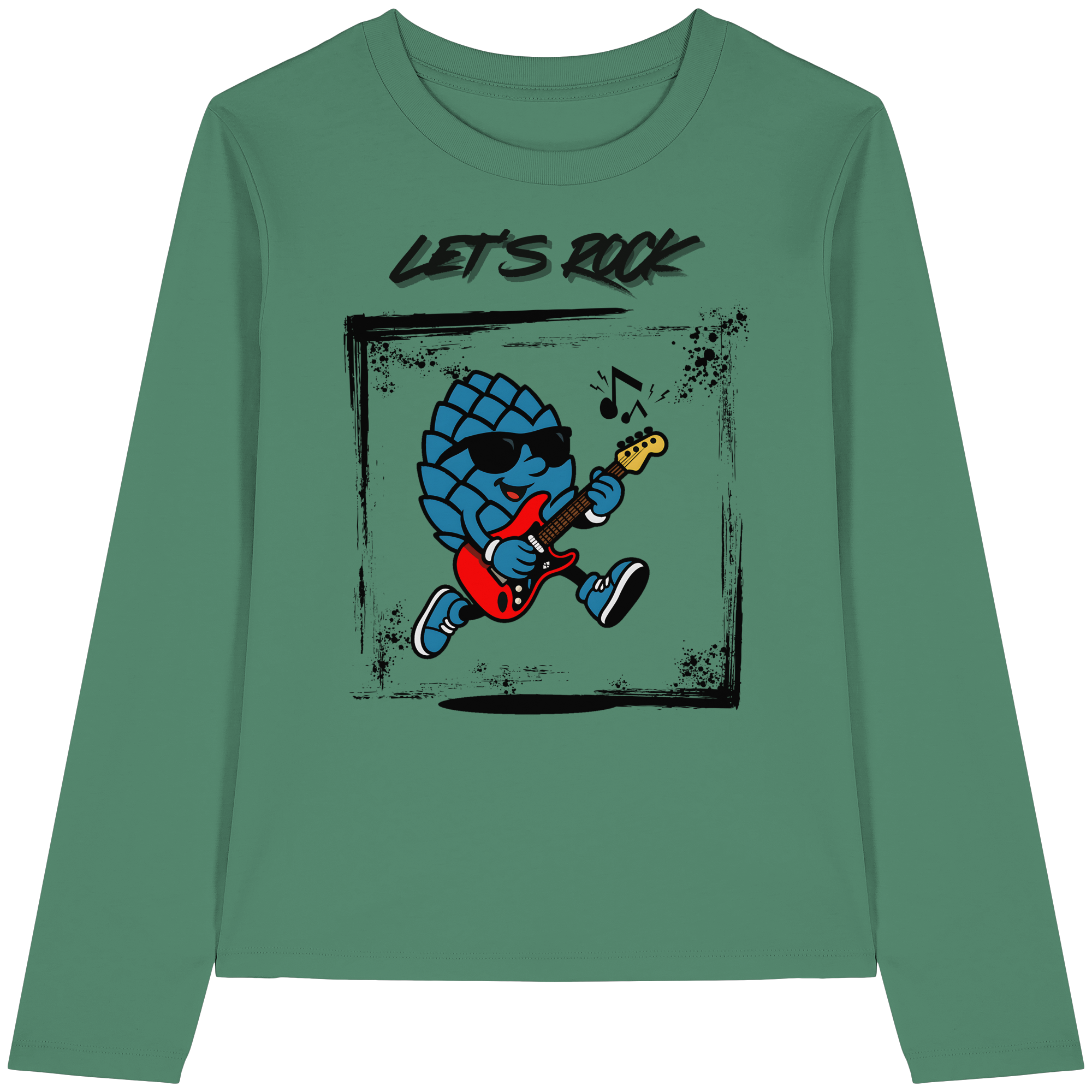 Lets Rock Zirbi - Womens Organic Longsleeve T-Shirt
