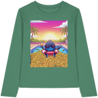 Zirbinator Money & Gold - Womens Organic Longsleeve T-Shirt