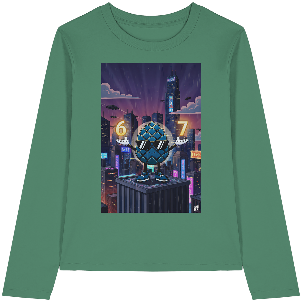 Zirbinator 67 - Womens Organic Longsleeve T-Shirt