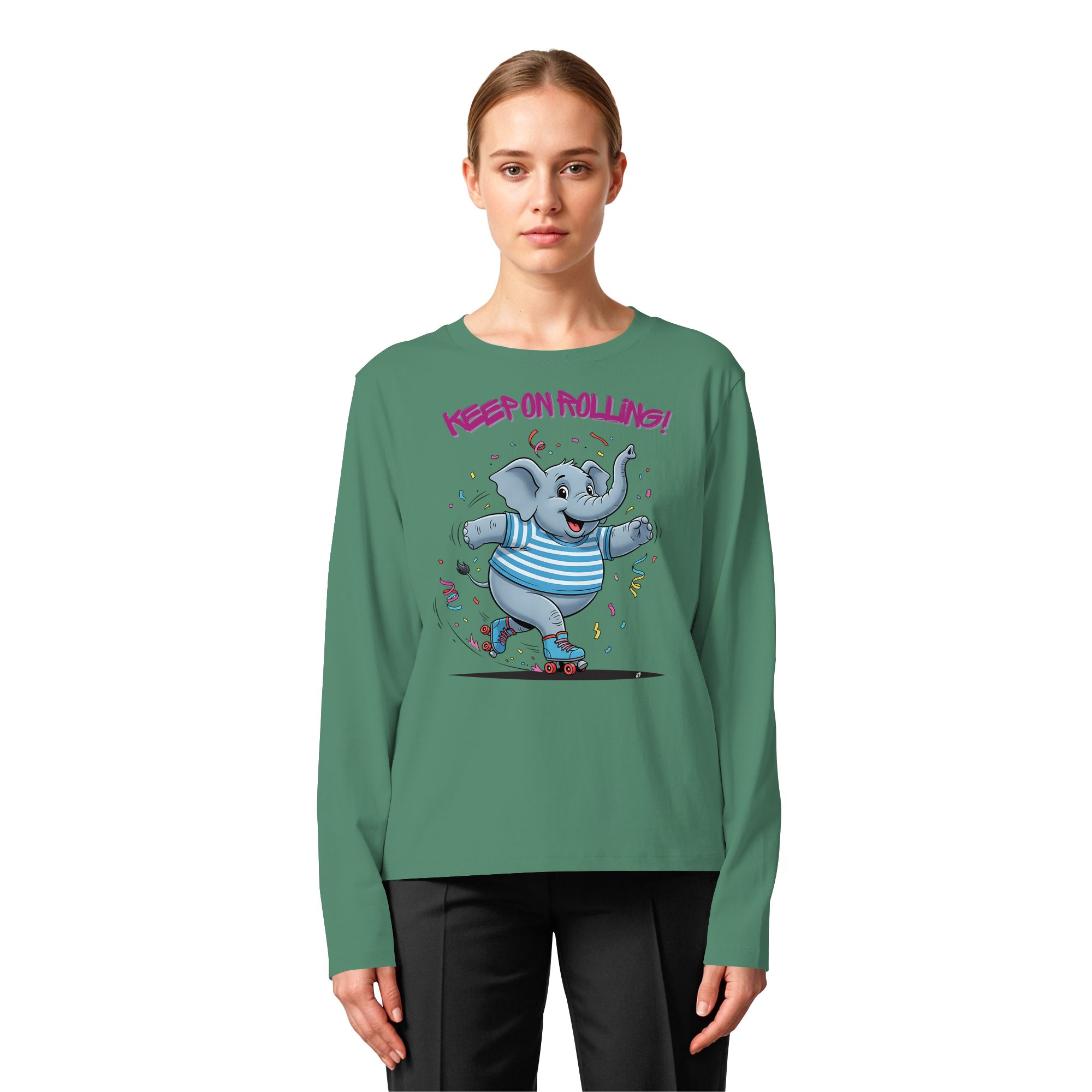 RollerFant - Womens Organic Longsleeve T-Shirt