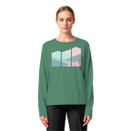 Pastell Mountain - Womens Organic Longsleeve T-Shirt