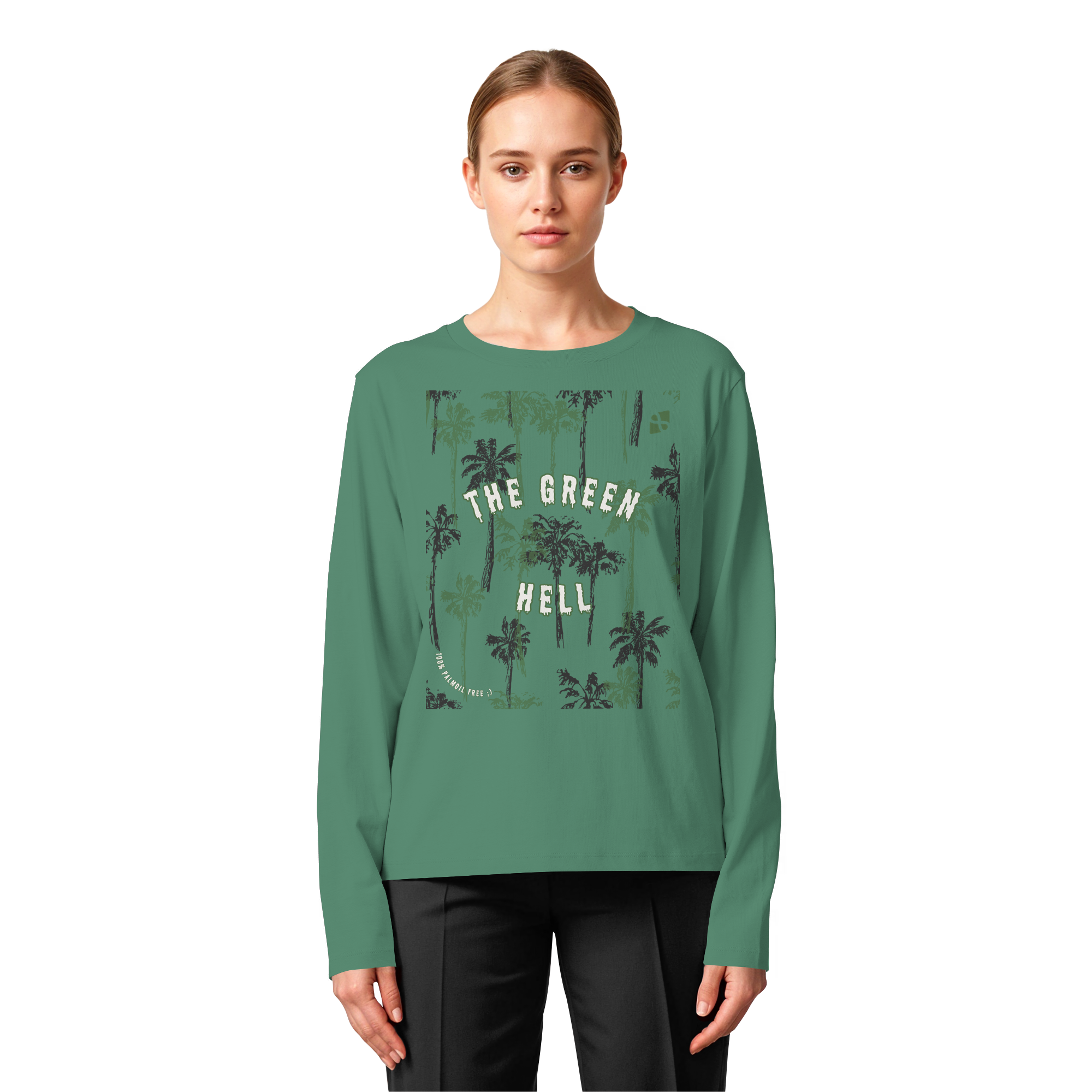 The Green Hell - Womens Organic Longsleeve T-Shirt