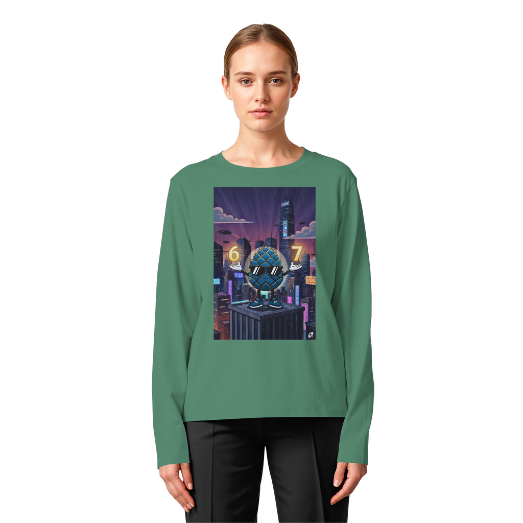 Zirbinator 67 - Womens Organic Longsleeve T-Shirt