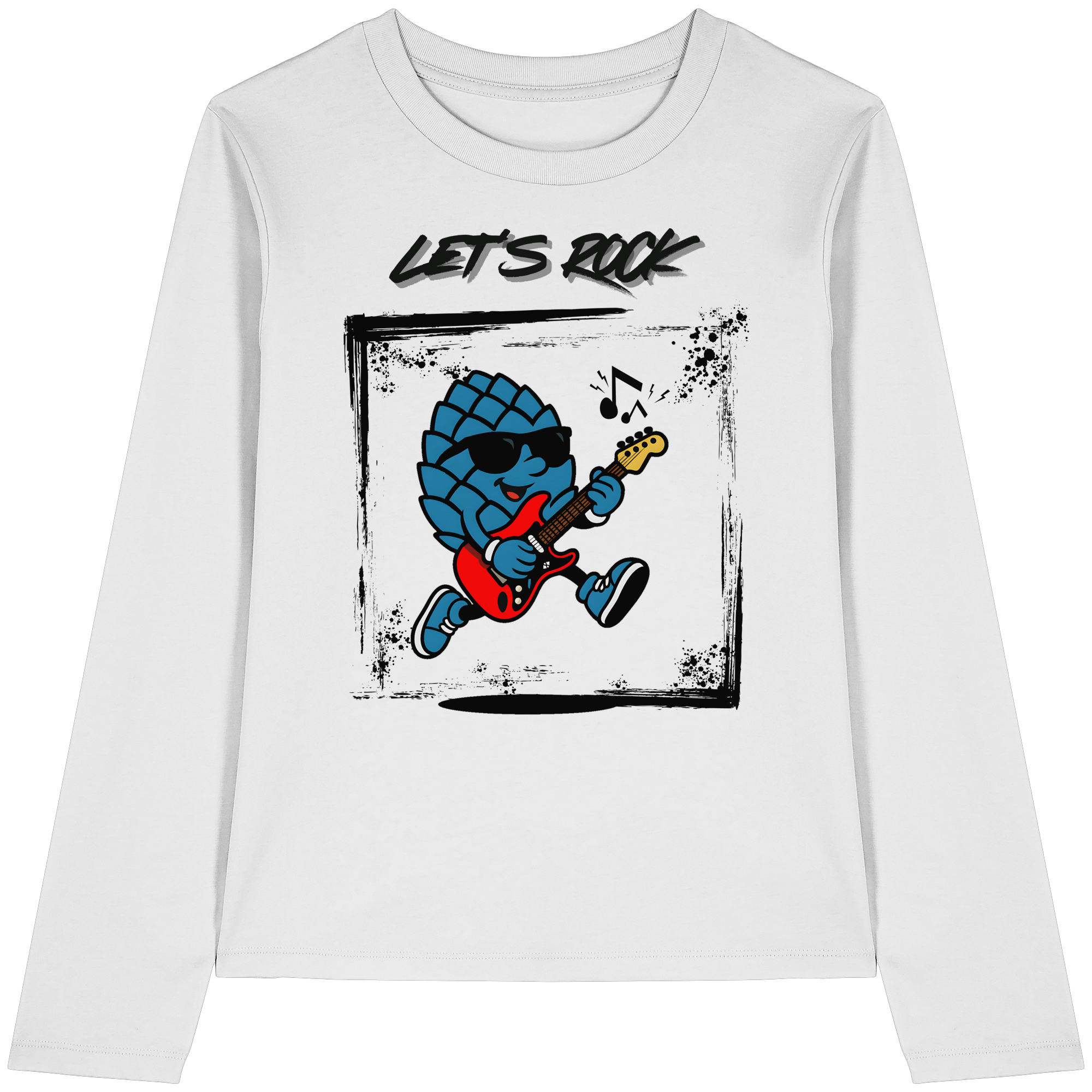 Lets Rock Zirbi - Womens Organic Longsleeve T-Shirt